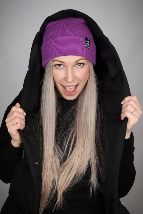 Czapka LCK 24 - FIOLETOWA