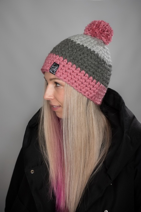 Czapka Shorty Triquence 40 - BRUDNY RÓŻ