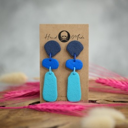 Kolczyki Tamara - niebieskie